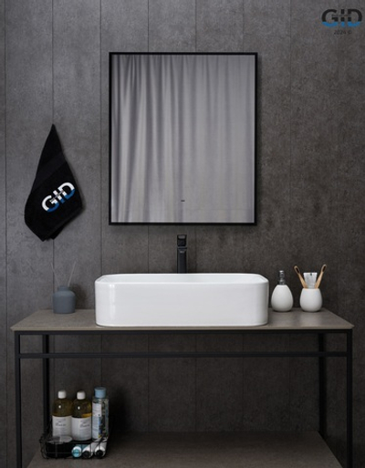 Раковина Gid N9599 51231 накладная белая 61x38x15