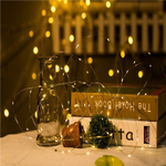 Гирлянда интерьерная "Роса" разноцветная, 200 м