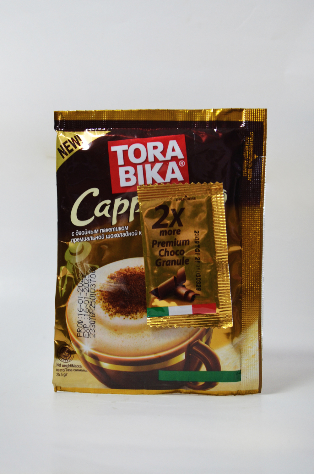 Быстрорастворимый капучино ToraBika с шоколадной крошкой, 25 г