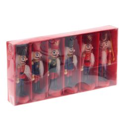 GAEM Набор из 6шт Украшение новогоднее "Щелкунчик", L21 W3 H11 см