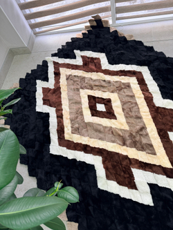 Покрывало меховое ковер из шкуры овчины