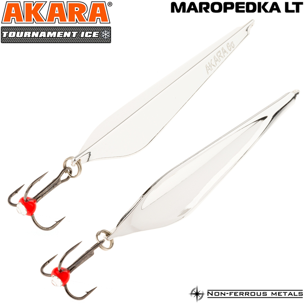 Блесна зимняя Akara Tournament Ice Maropedka Light 75 9 гр. Sil