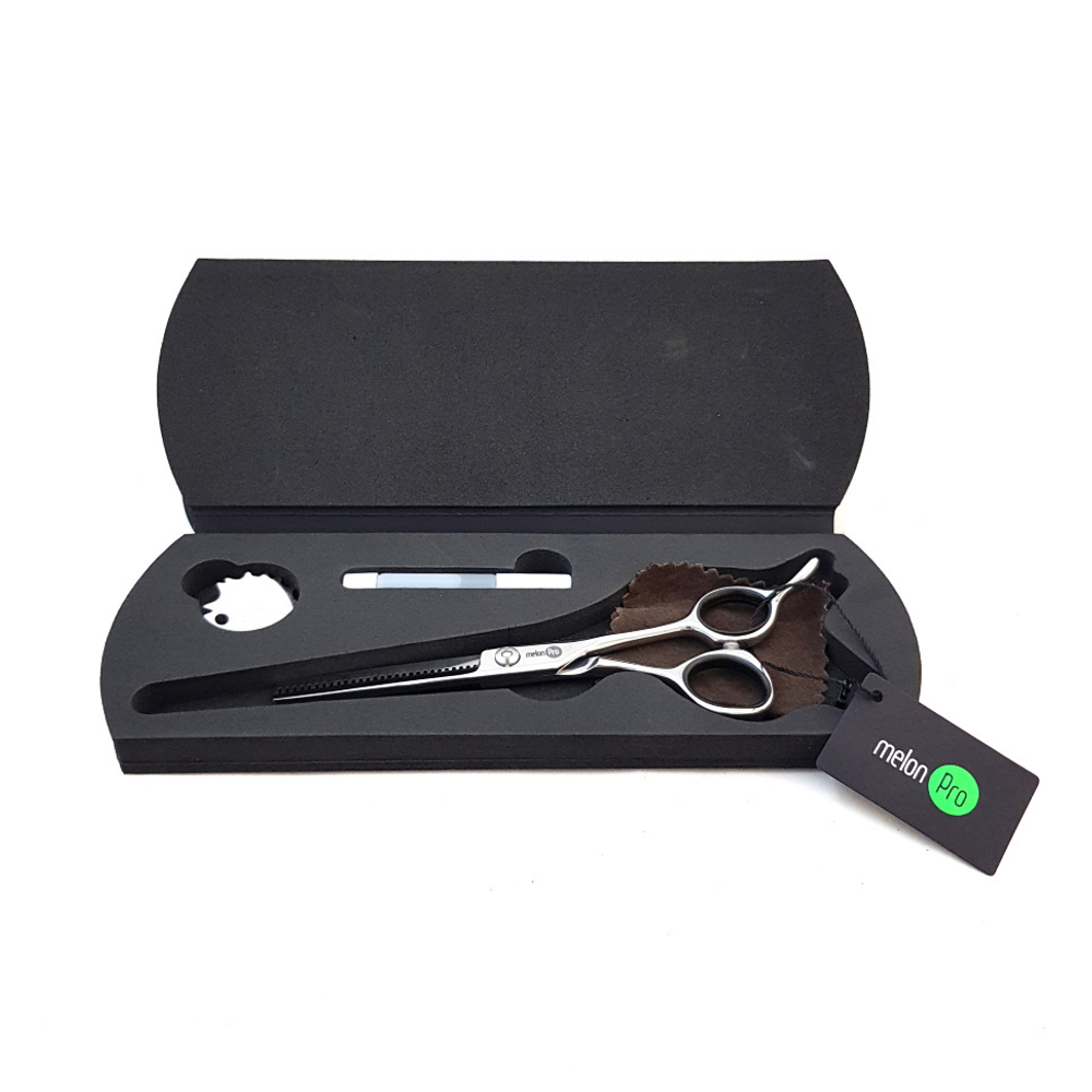 MelonPro Парикмахерские ножницы silver edition филировочные/классические /40 зубьев/ 6"/ SE/F-07