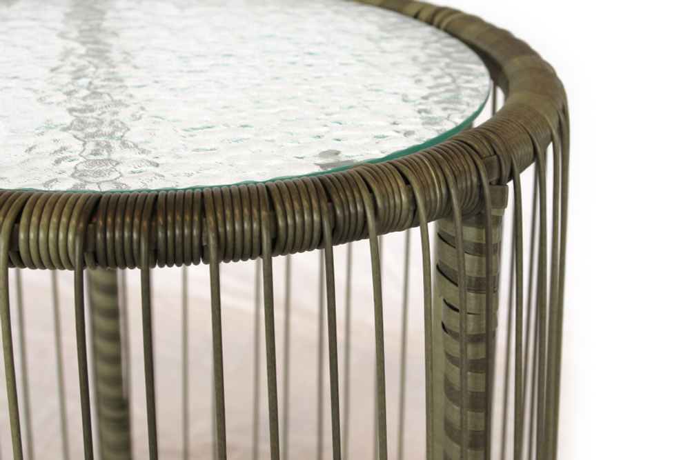 Набор мебели Garden Story Конер 1 уп.(2 Стул Garden Storyа+стол, каркас черный, ротанг серый)