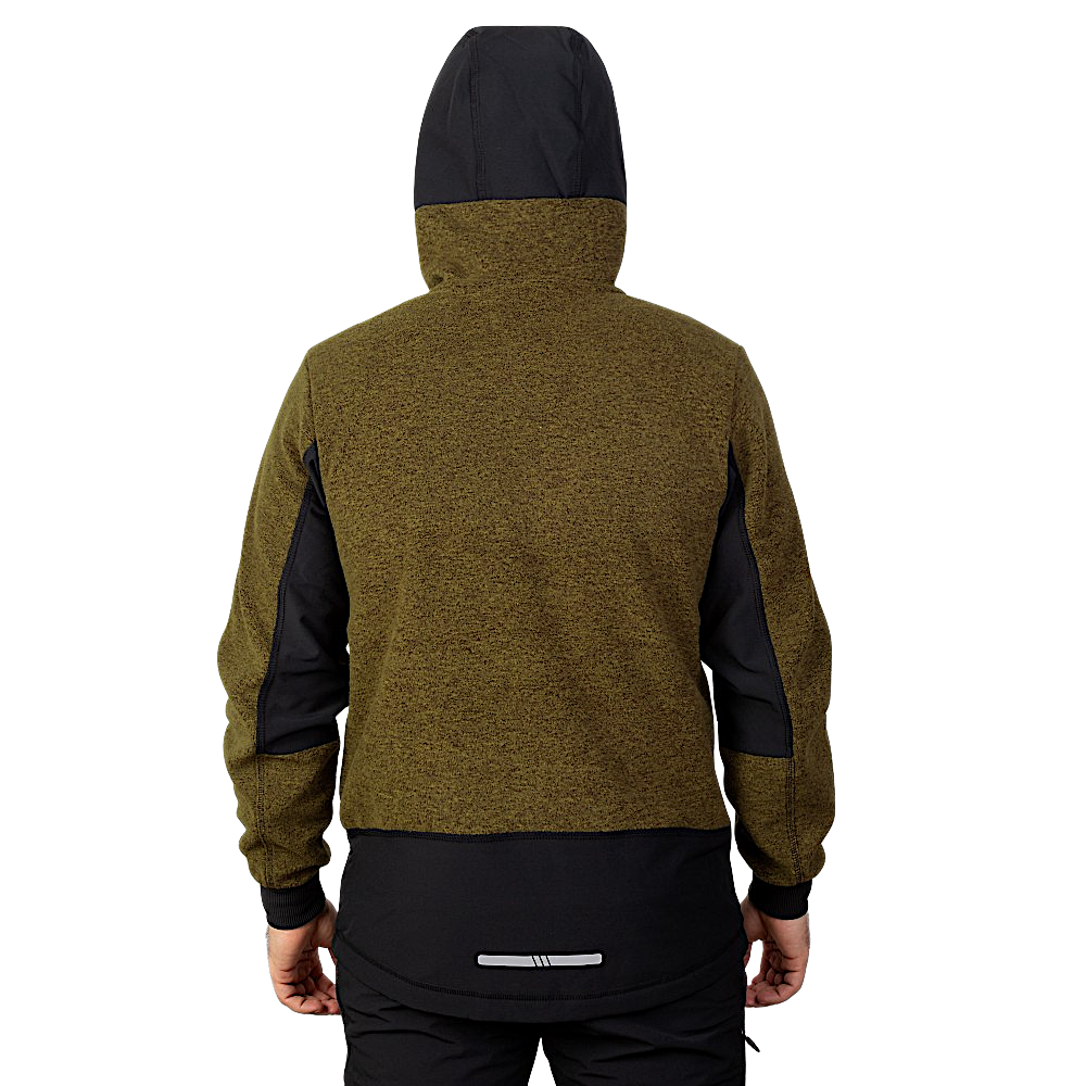 Кофта флисовый Graff 233-P-BL-13 с вставками Коричневые -