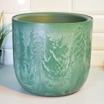 Кашпо Микрит 7,8л d280мм со вставкой, зеленый слайн