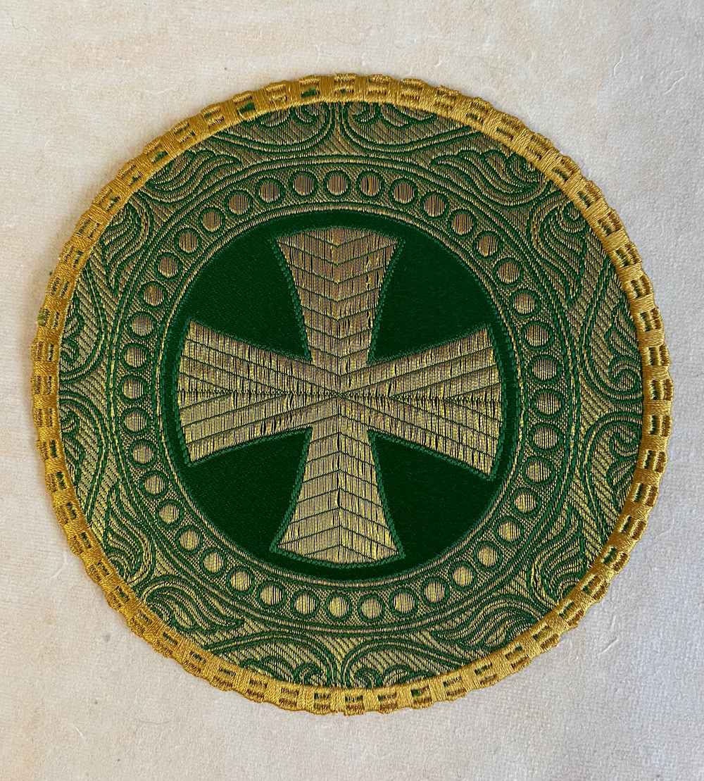 Салфетка под подсвечник или диск на чашу жесткая