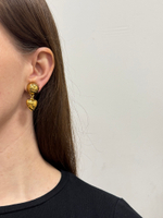 Клипсы с подвесками в виде сердец Moschino