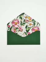 Конверт подарочный «Яркие цветы», софт-тач, тиснение, 19×9 см