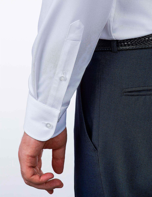 Сорочка мужская VESTER длинный рукав, цвет белый, бамбуковое волокно 515181 29