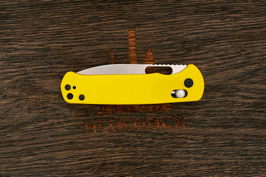 Нож складной CJRB Hectare, клинок 80мм, сталь AR-RPM9, рукоять G10 жёлтый