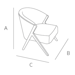 ZARA HOME КРЕСЛО С ОБИВКОЙ ИЗ ТКАНИ БУКЛЕ