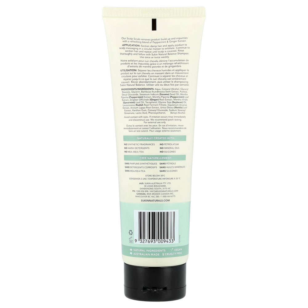 Sukin, Haircare, Natural Balance, скраб для кожи головы, для всех типов волос, 200 мл (6,76 жидк. унции)