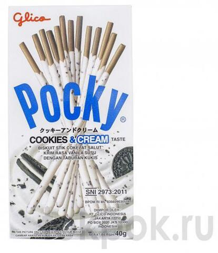 Бисквитные палочки с печеньем и сливочным кремом Pocky, 40 гр