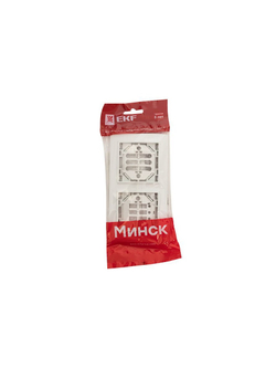 Рамка 2-м Минск горизонтальная бел. Basic EKF ERM-G-302-10