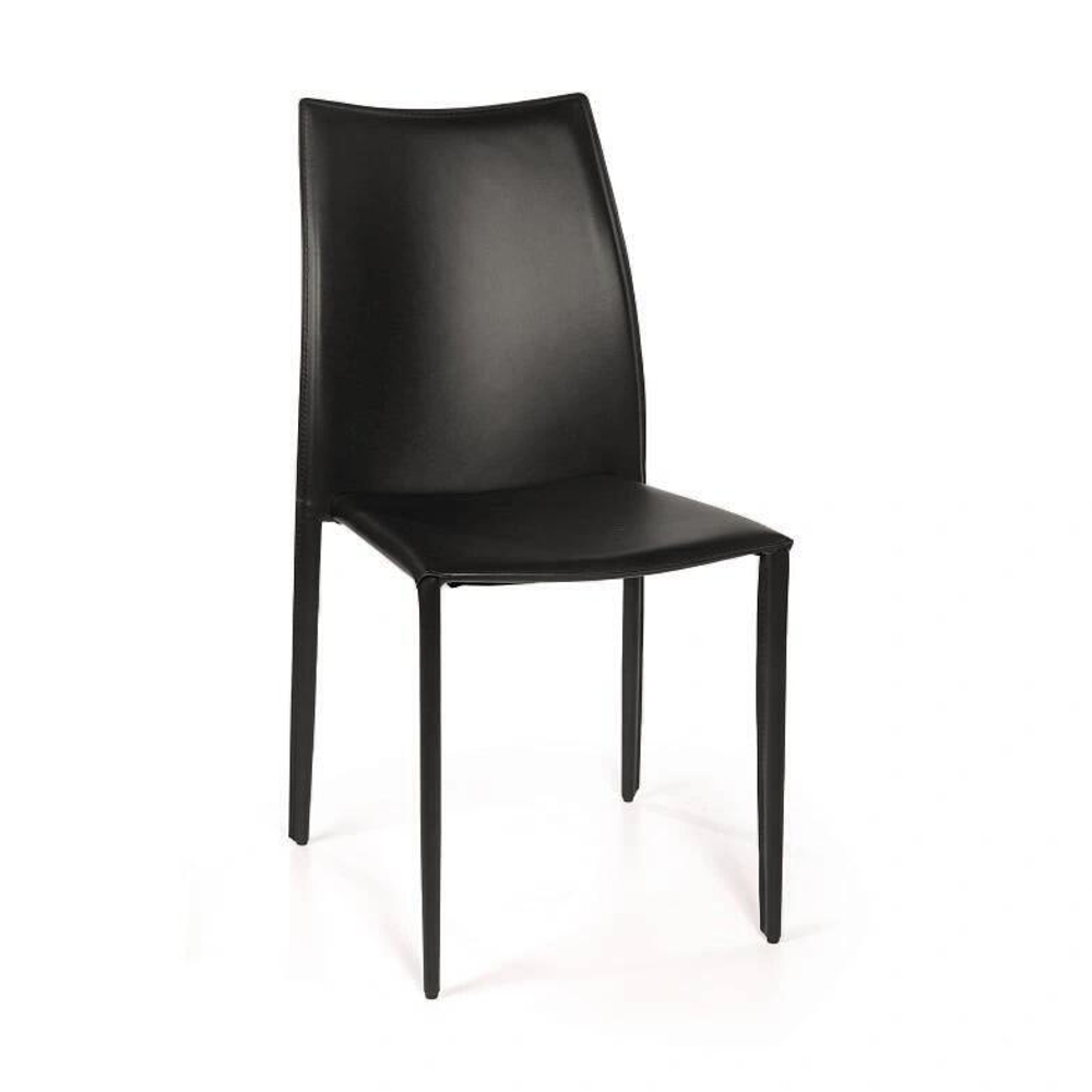 Стул Rolf, кожа черный