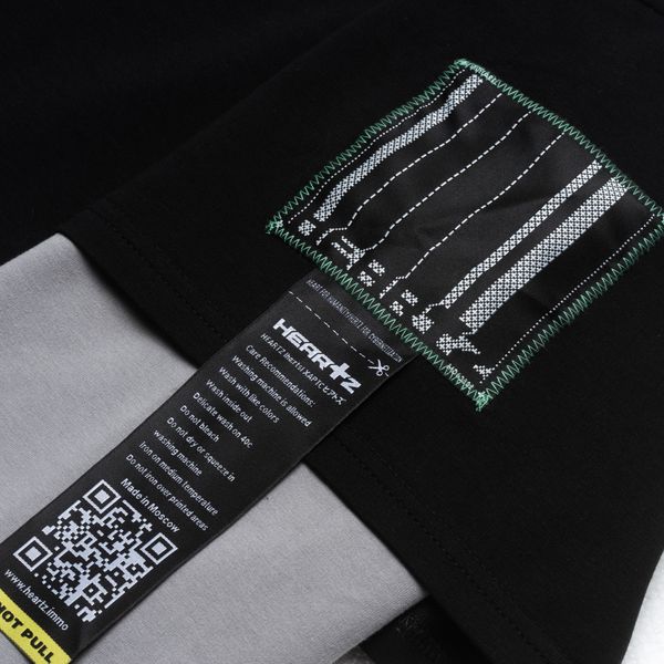 Лонгслив Prisoner Layered Kimono черный - фото 4