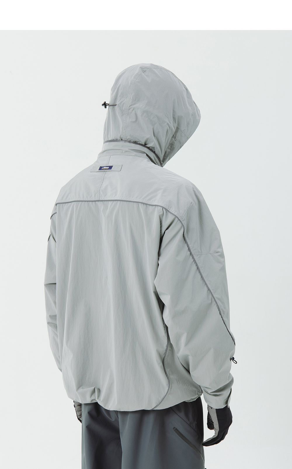 Куртка Nothomme Blue Reflective Stand-Up Cycling Jacket Gray