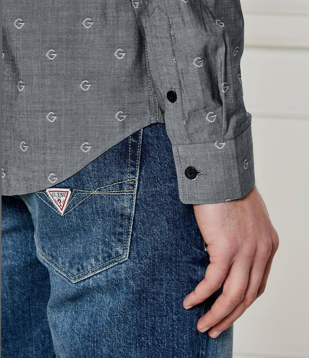 Рубашка GUESS - серый(M5RH05 WFXX1)