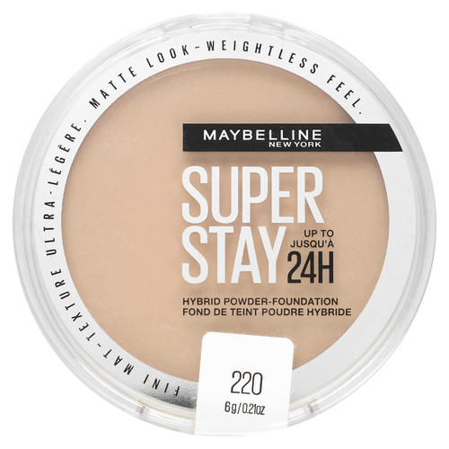 Maybelline, Super Stay, гибридная пудра-основа, 220, 6 г (0,21 унции)