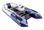 Ривьера 3400 СК Компакт синяя слань+киль (лодка ПВХ под мотор)