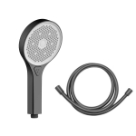 Душевой комплект Vincea VSFW-422T2GM встраиваемый, термостатический, 2 режима, вороненая сталь