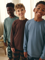 Пижама для мальчика Next K99-122, 3 шт., Хаки, Голубой, Коричневый