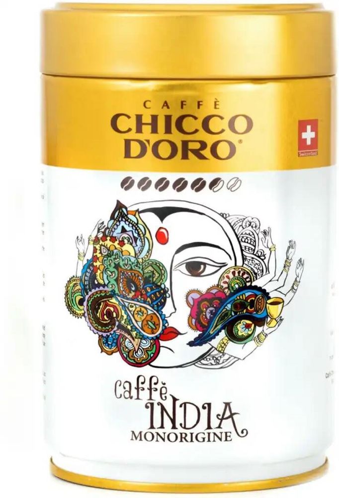 Кофе в зернах Chicco D&#39;Oro India 250 г, 2 шт