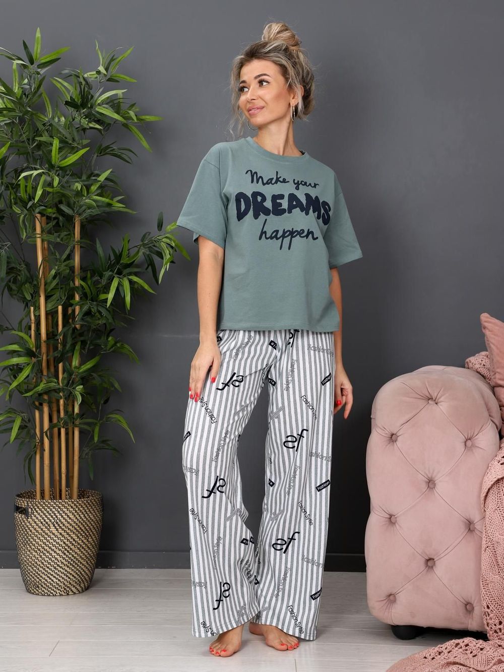 Дирта - пижама петроль Iv-capriz (Акция)