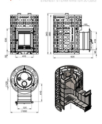 Печь для бани Эверест "Steam Master" 30 (320) ЧУГУН