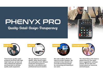 Аудиомикшер Phenyx Pro PTX-10A Silver