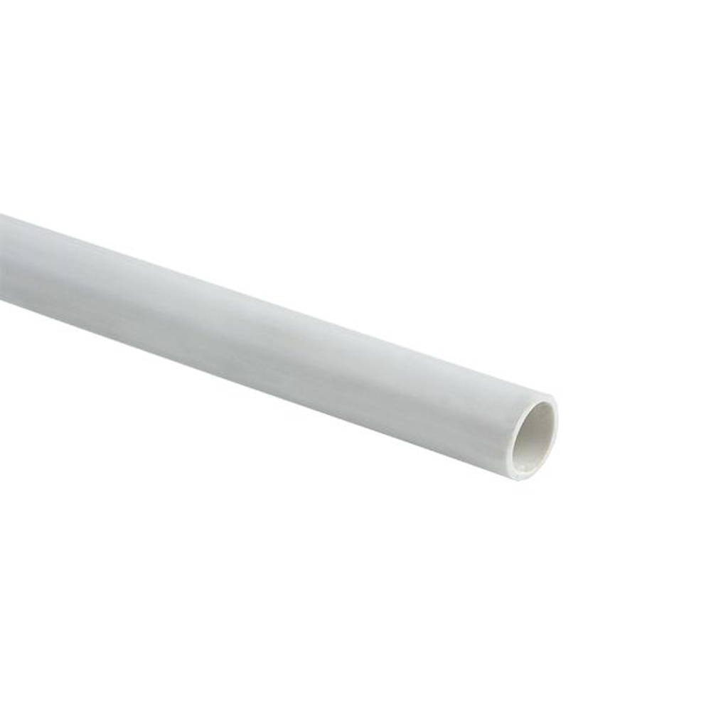 Труба гладкая ПВХ жесткая d16 мм (2 м) (50 м/уп) белая EKF-Plast (50.00 шт.)