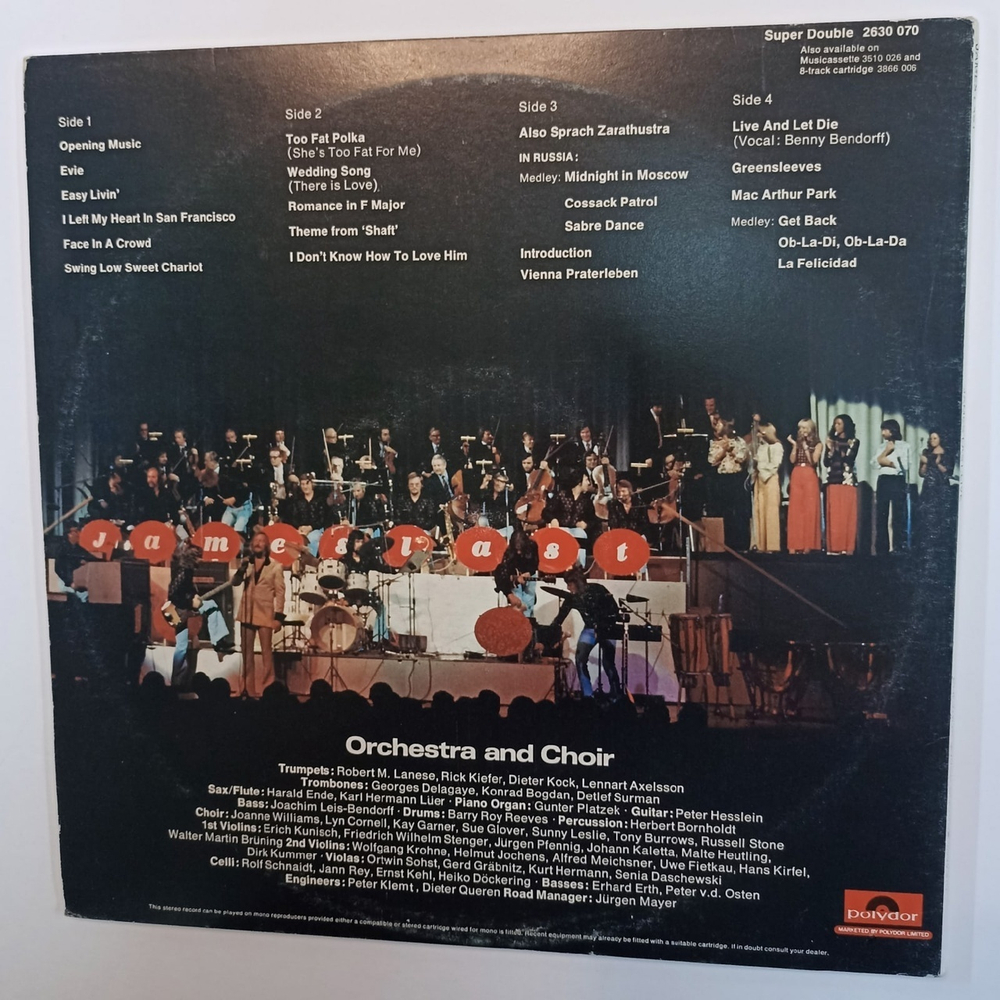 James Last James Last Live 2 LP(UK 1974)