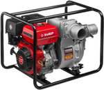 Мотопомпа бензиновая ЗУБР МПГ-1800 для грязной воды