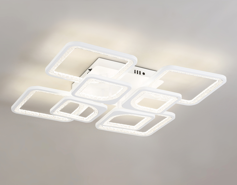 FA4423/4+4 WH белый 150W 3000K+6400K/4200K/6400K+3000K 580*580*120 (ПДУ ИК)