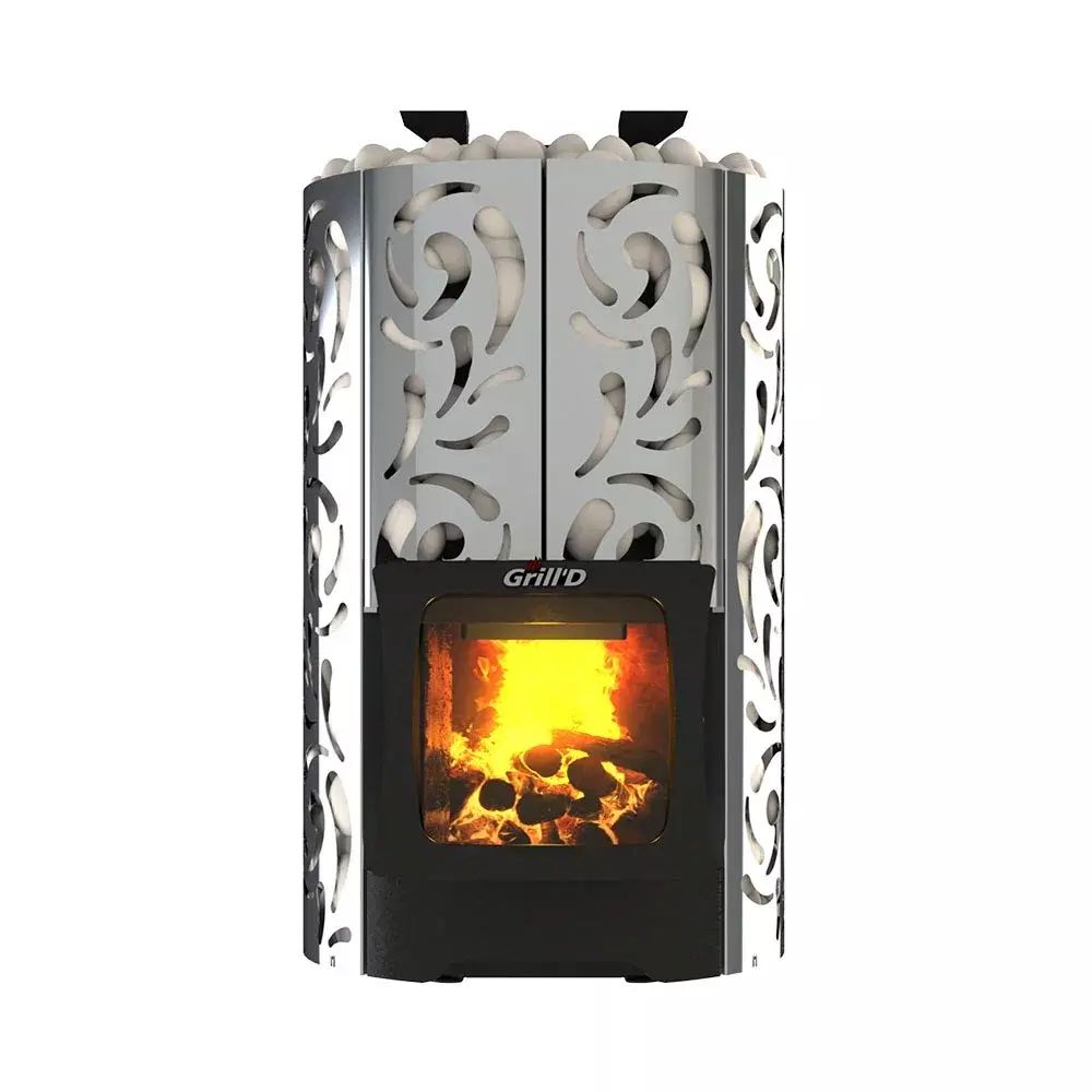 Дровяная банная печь Grill'D Violet 400 Short Max Pro
