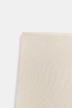 ZARA ЭЛАСТИЧНЫЕ БРЮКИ С ШИРОКИМИ ШТАНИНАМИ, ЭКРЮ