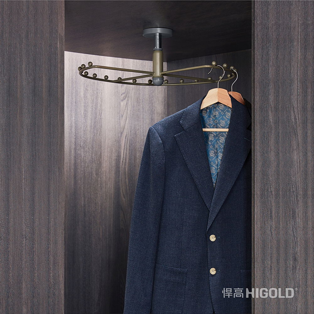 Угловая вешалка для одежды, 522x188 мм