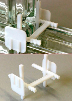 Крестик для укладки стеклоблоков ширина шва 2 мм. (только для стеклоблоков дизайна Vetroarredo)