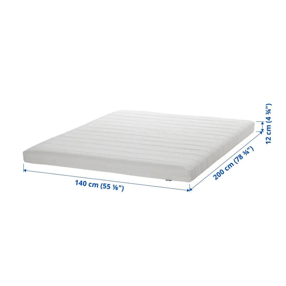 Матрас - ÅFJÄLL / АFJАLL IKEA/ ОФЬЕЛЛЬ ИКЕА, 200х140 см, белый