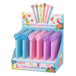 Ручка шариковая, Basir, синие чернила, серия "Лапка", с игрушкой, 36 шт