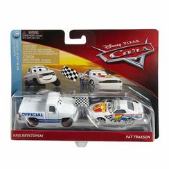 Maşın Disney/Pixar Cars Race Starter & Pace Car Vehicle, 2 ədəd ağ