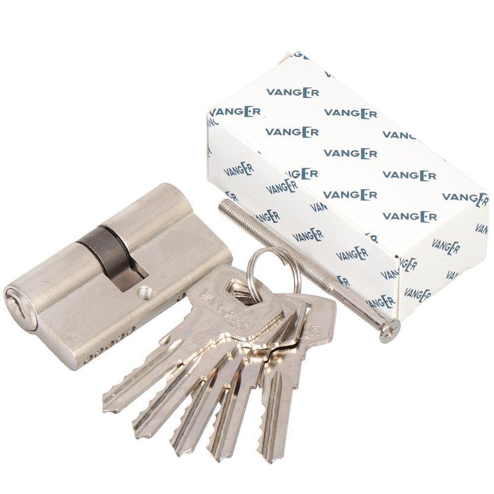 Личинка замка двери Vanger, YC-60-CR, 28029, 60 мм, хром