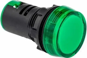 Сигнальная LED лампа, зеленый, 24V AC/DC IP65 MT22-S13 арт.:90832