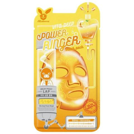Elizavecca Power Ringer Mask Pack Vita Deep Тканевая маска с витаминным  комплексом 23мл