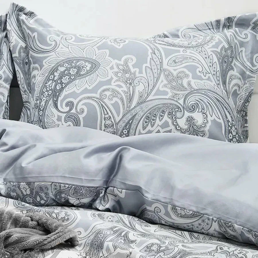 Комплект из сатина ПЕРСЕЯ наволочка + пододеяльник 1,5-сп | восточный принт