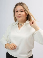 Джемпер-поло оверсайз