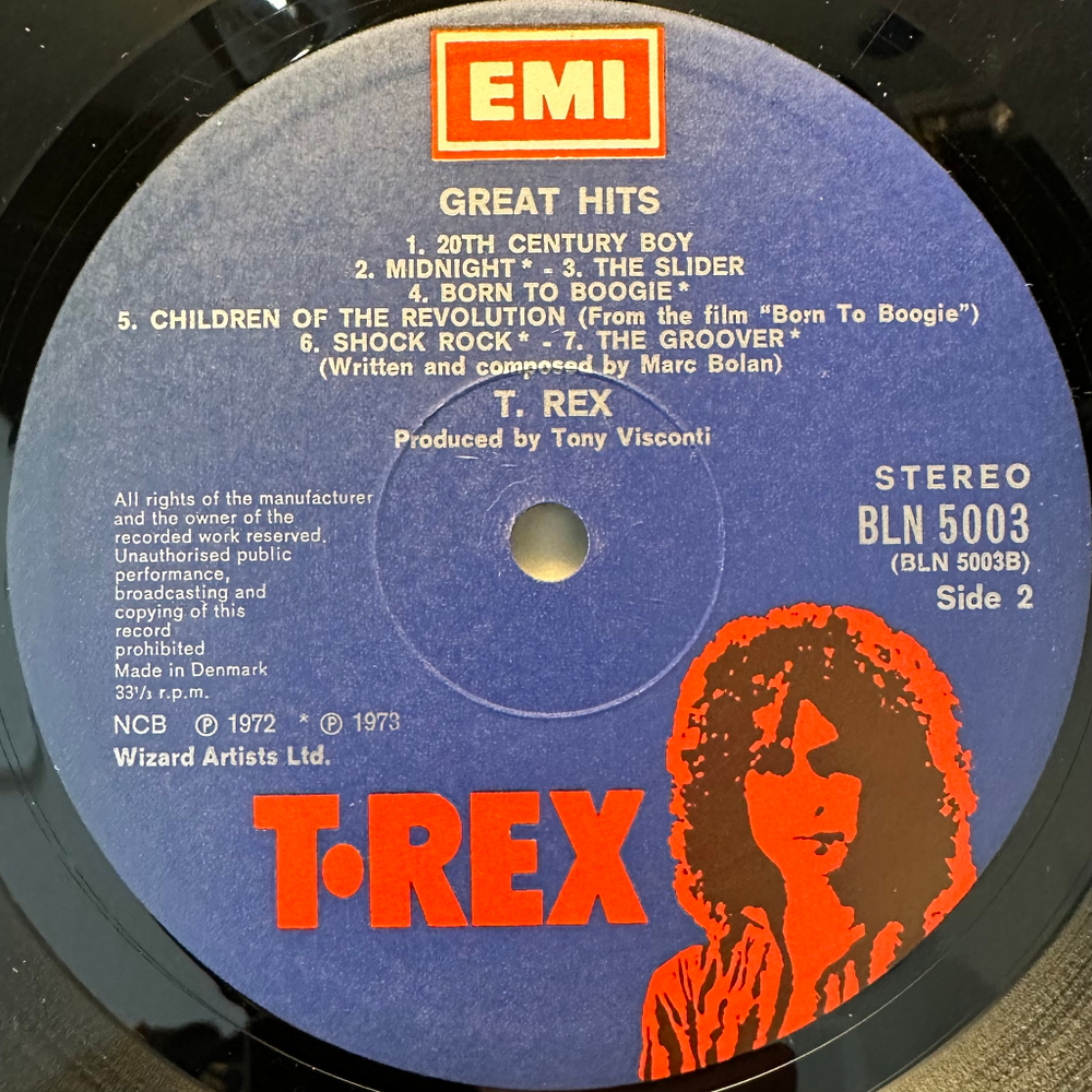 T.Rex - Great Hits (Англия 1973г.)