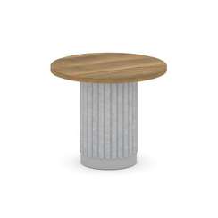 Felto Стол журнальный круглый D=600 PR.C.SPRG-008.D Сандал Янтарный/Металл Серый/Зимний Лес 600*600*