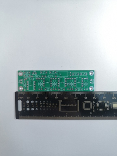 Печатная плата активного SSB или CW фильтра для радиоприемника